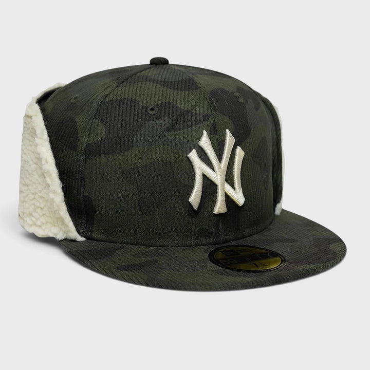 New Era MLB Cord Downflap 59Fifty NY Yankees green