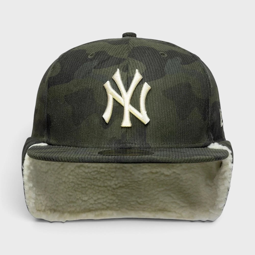 New Era MLB Cord Downflap 59Fifty NY Yankees green