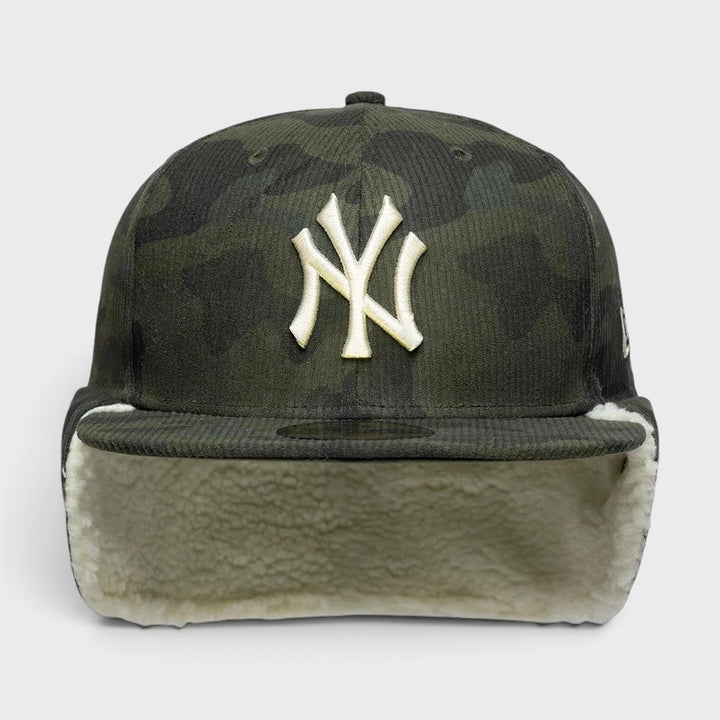 New Era MLB Cord Downflap 59Fifty NY Yankees green