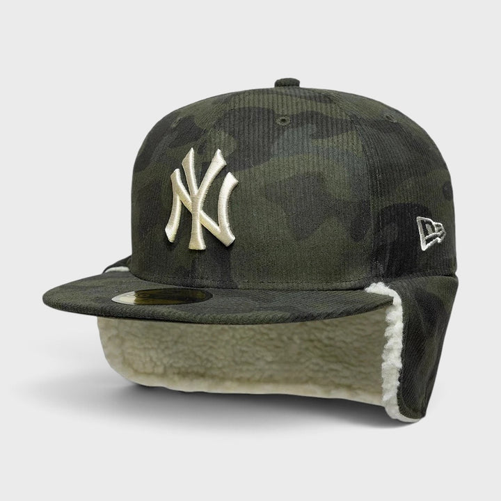 New Era MLB Cord Downflap 59Fifty NY Yankees green