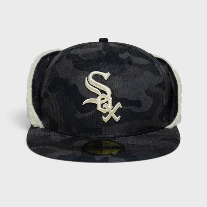 New Era MLB Cord Downflap 59Fifty C White Sox black
