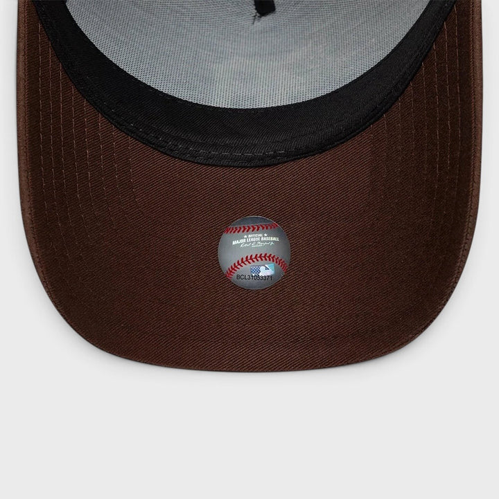 New Era MLB Suede Visor 9Forty E-Frame D Tigers navy/brown