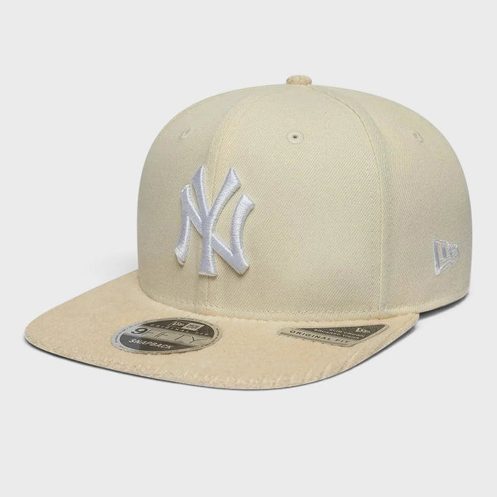 New Era MLB Cord Visor 9Fifty NY Yankees beige