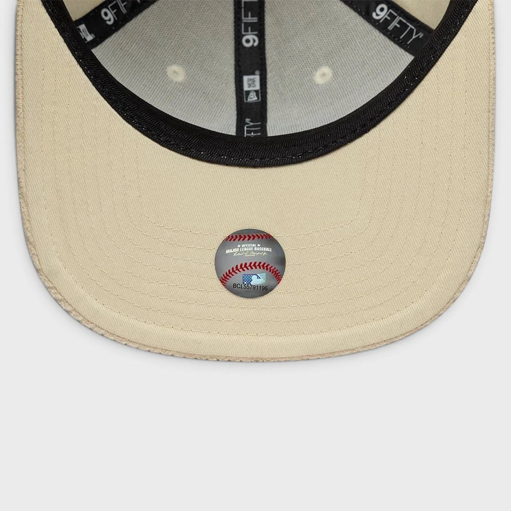 New Era MLB Cord Visor 9Fifty NY Yankees beige