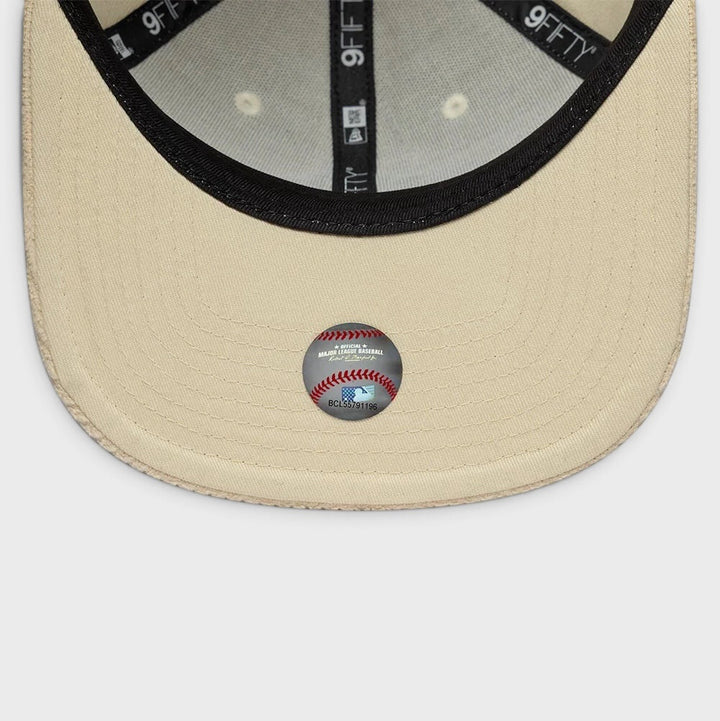 New Era MLB Cord Visor 9Fifty NY Yankees beige