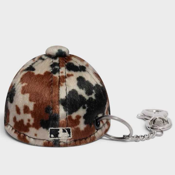 New Era MLB Animal Mini Cap Key Chain NY Yankees brown
