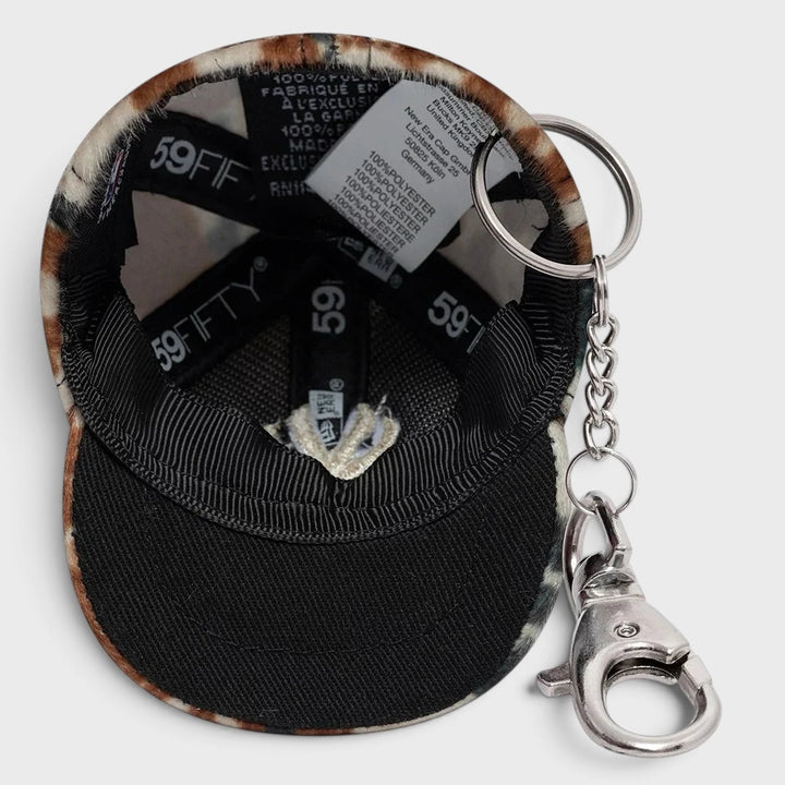 New Era MLB Animal Mini Cap Key Chain NY Yankees brown