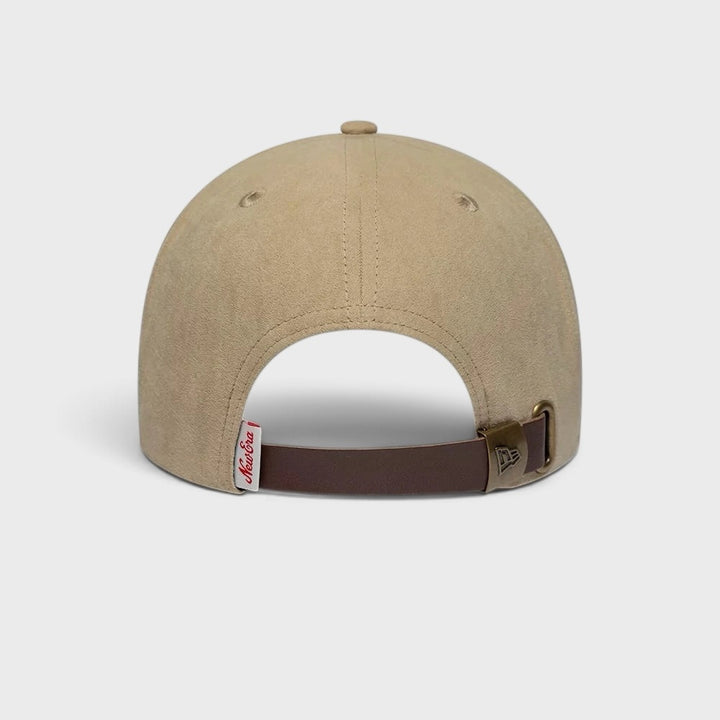 New Era Faux Suede 9Forty M-Crown A-Frame cap light beige