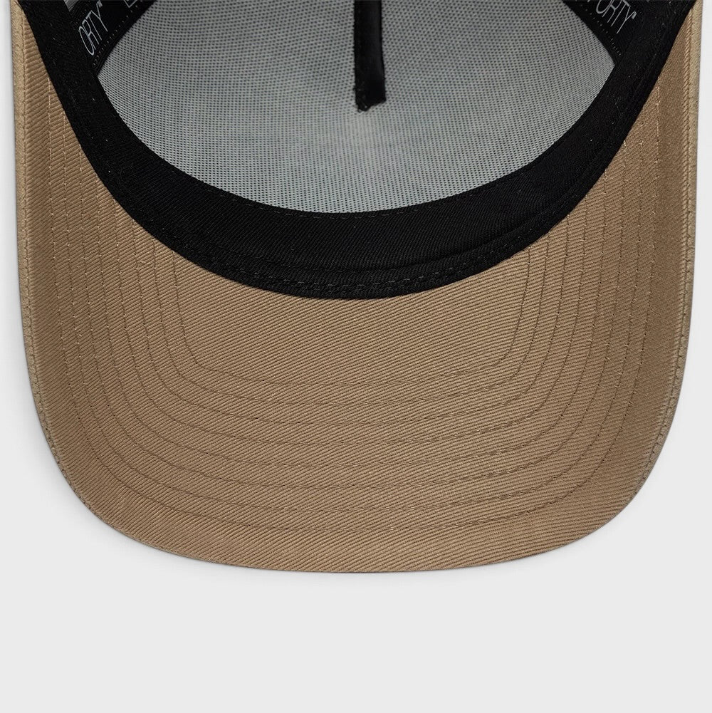 New Era Faux Suede 9Forty M-Crown A-Frame cap light beige