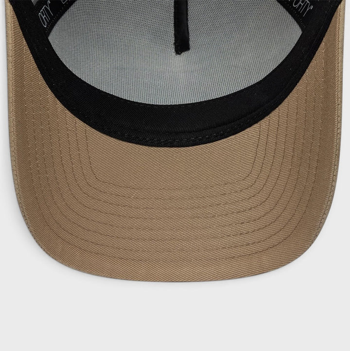 New Era Faux Suede 9Forty M-Crown A-Frame cap light beige