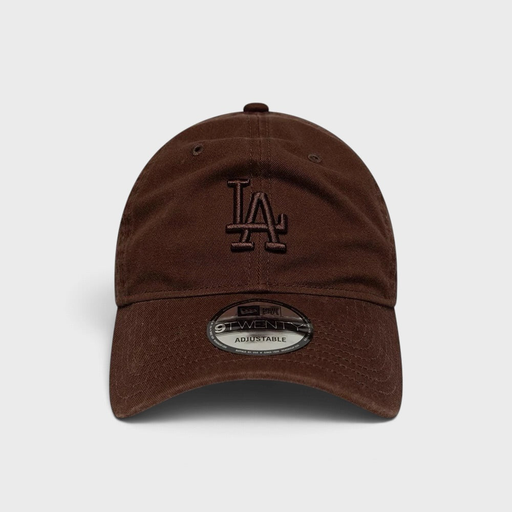New Era MLB Washed Midi Logo 9Twenty LA Dodgers brown