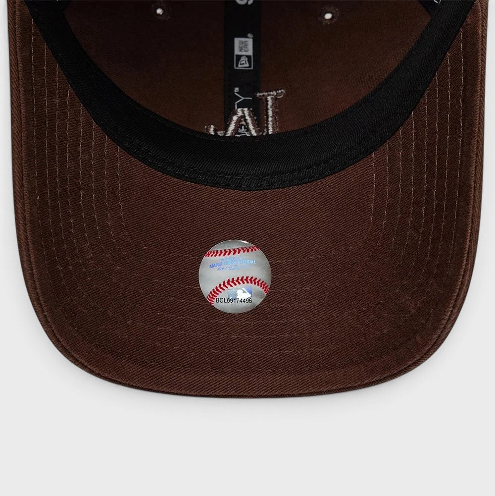 New Era MLB Washed Midi Logo 9Twenty LA Dodgers brown