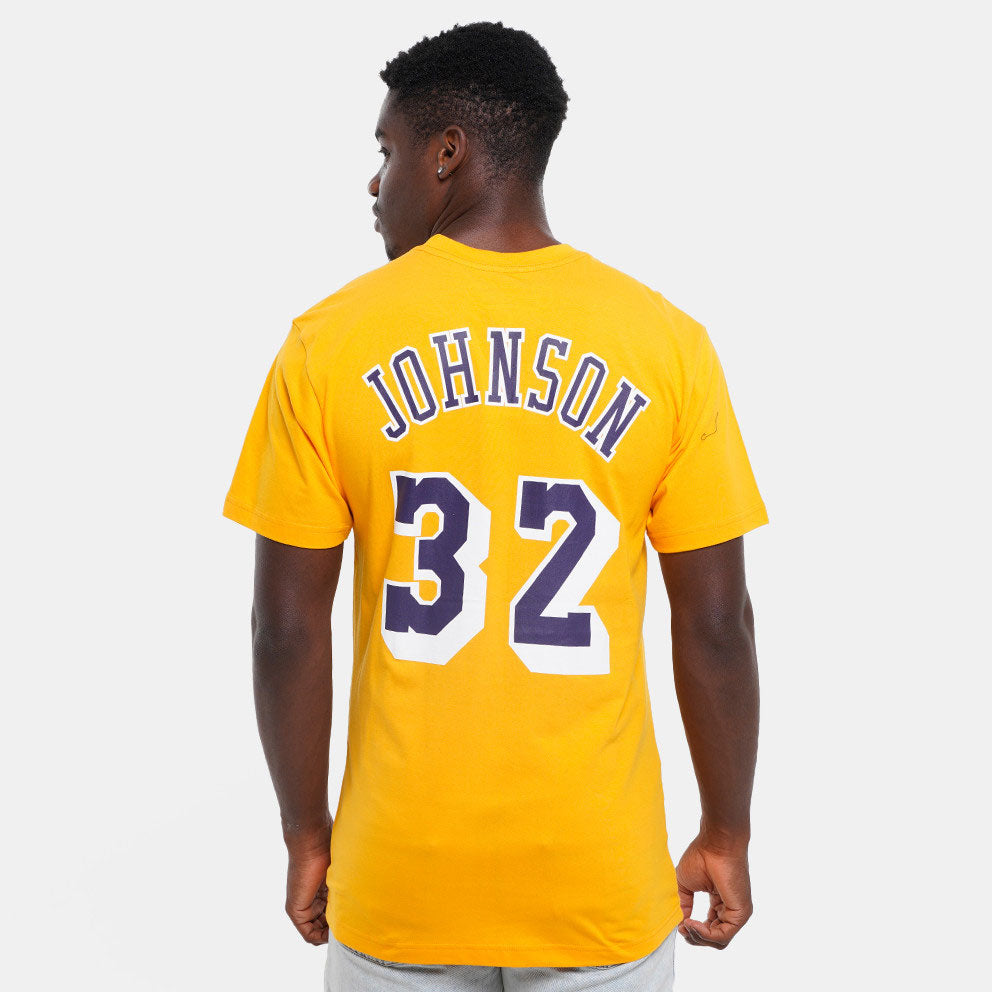 Mitchell & Ness NBA N&N tee LA Lakers Magic Johnson yellow - Shop-Tetuan