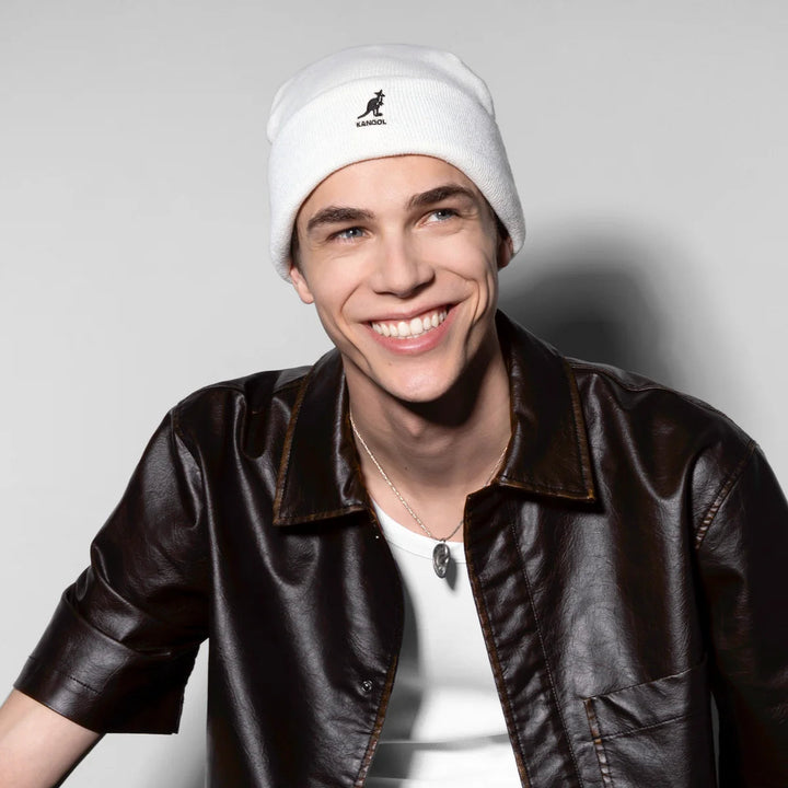 Kangol 2-Way Text Beanie natural