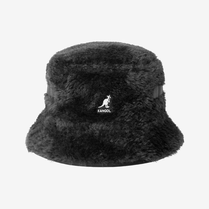 Kangol Faux Shearling Utility Bucket black