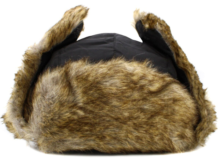 KB Ethos Solid Trapper hat black - Shop-Tetuan
