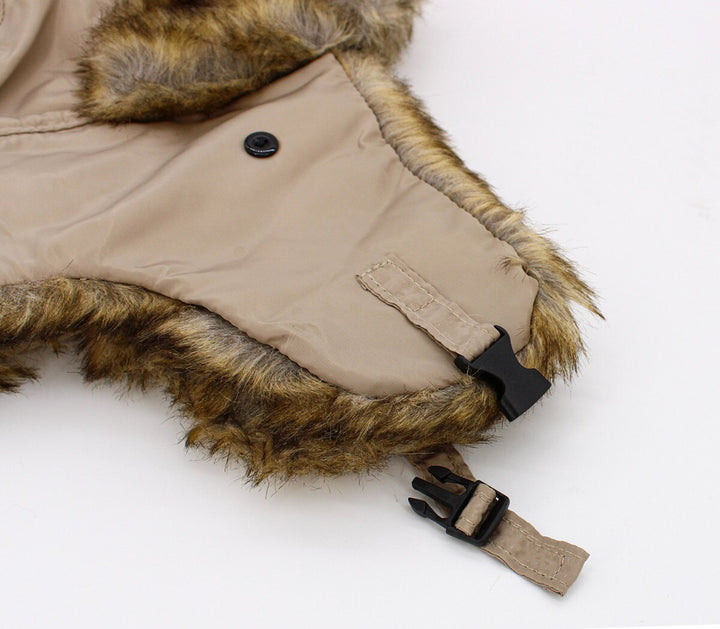 KB Ethos Solid Trapper hat khaki - Shop-Tetuan