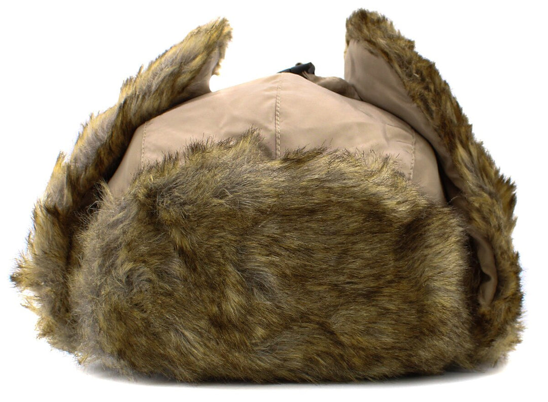 KB Ethos Solid Trapper hat khaki - Shop-Tetuan