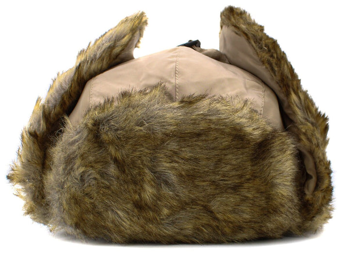KB Ethos Solid Trapper hat khaki - Shop-Tetuan