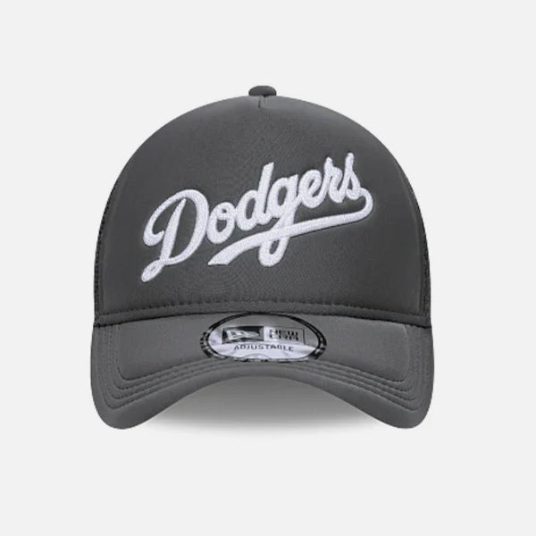 New Era MLB Script 9Forty A-Frame Trucker LA Dodgers charcoal - Shop-Tetuan