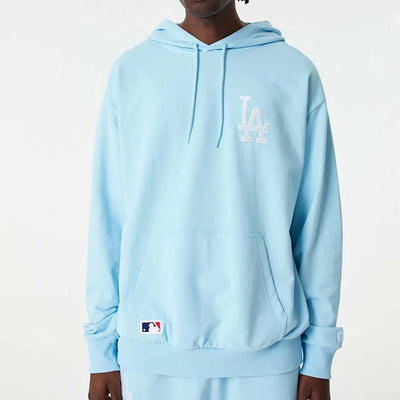 New Era League Essential Blue Oversized Pullover Hoodie LA Dodgers lt. blue