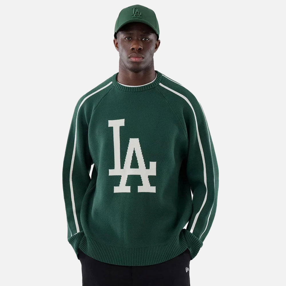 New Era MLB Knit Sweater LA Dodgers green