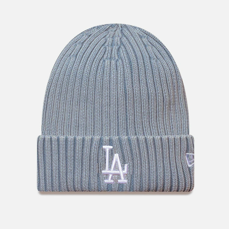 New Era MLB Washed Cuff Knit Beanie LA Dodgers pastel blue - Shop-Tetuan