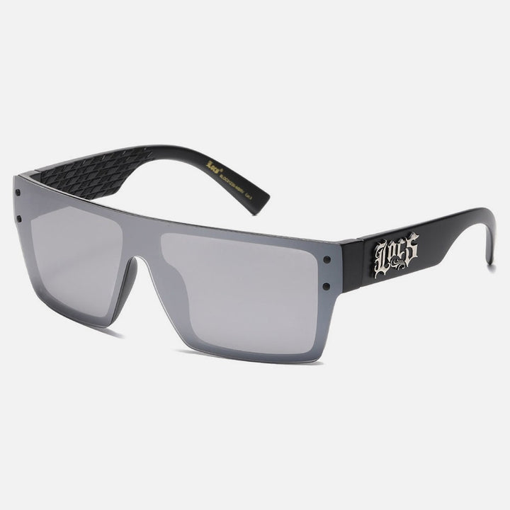 Locs Rectangle Sunglasses black/mirror - Shop-Tetuan