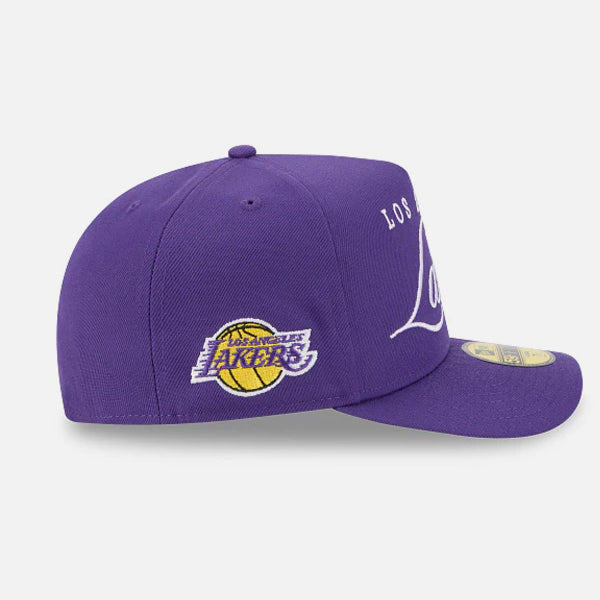 New Era 2025 Draft 59Fifty A-Frame LA Lakers purple