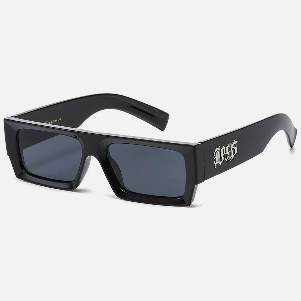 Locs Lowrider Square Flat Top Frame Sunglasses black - Shop-Tetuan