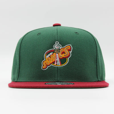 Mitchell & Ness NBA Team 2 Tone 2.0 fitted HWC S Supersonics