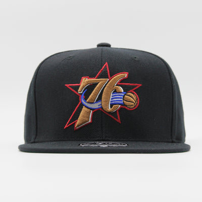 Mitchell & Ness Team Ground 2.0 fitted HWC P 76ers black - Shop-Tetuan