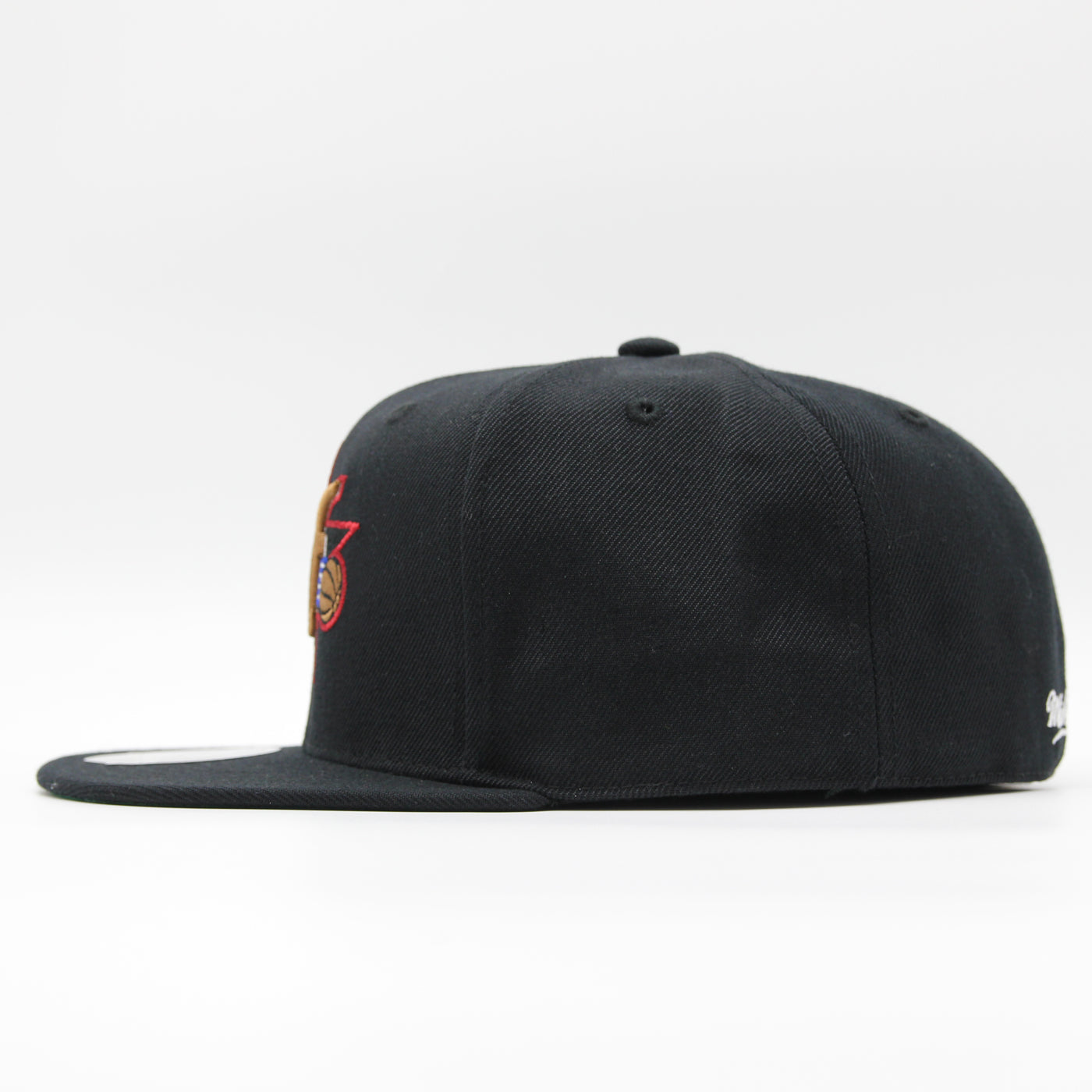 Mitchell & Ness Team Ground 2.0 fitted HWC P 76ers black