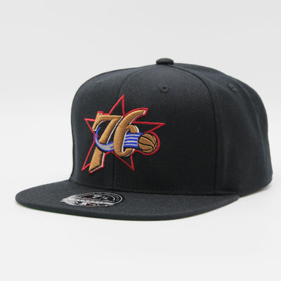 Mitchell & Ness Team Ground 2.0 fitted HWC P 76ers black