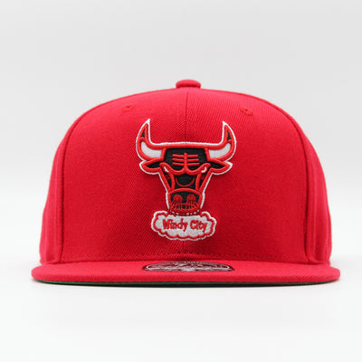 Mitchell & Ness Team Ground 2.0 fitted HWC C Bulls red - Shop-Tetuan