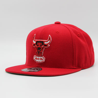 Mitchell & Ness Team Ground 2.0 fitted HWC C Bulls red - Shop-Tetuan