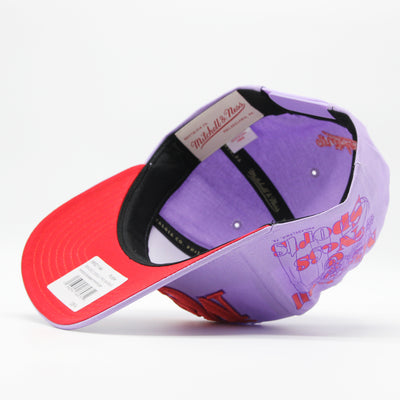 Mitchell & Ness Overlay Pro snapback purple