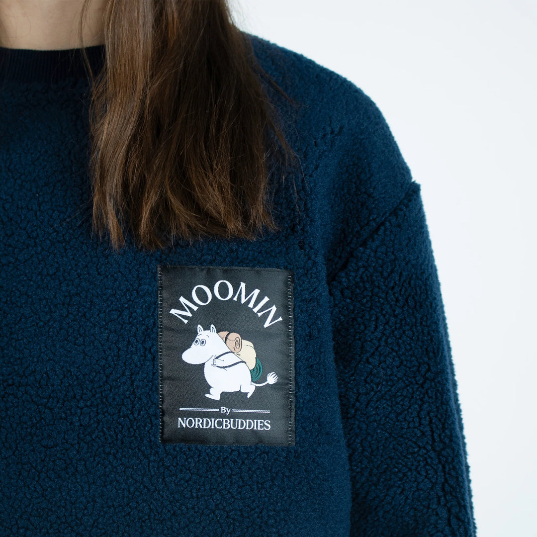 Moomin Muumipeikko Seikkailu Fleece dark blue/white