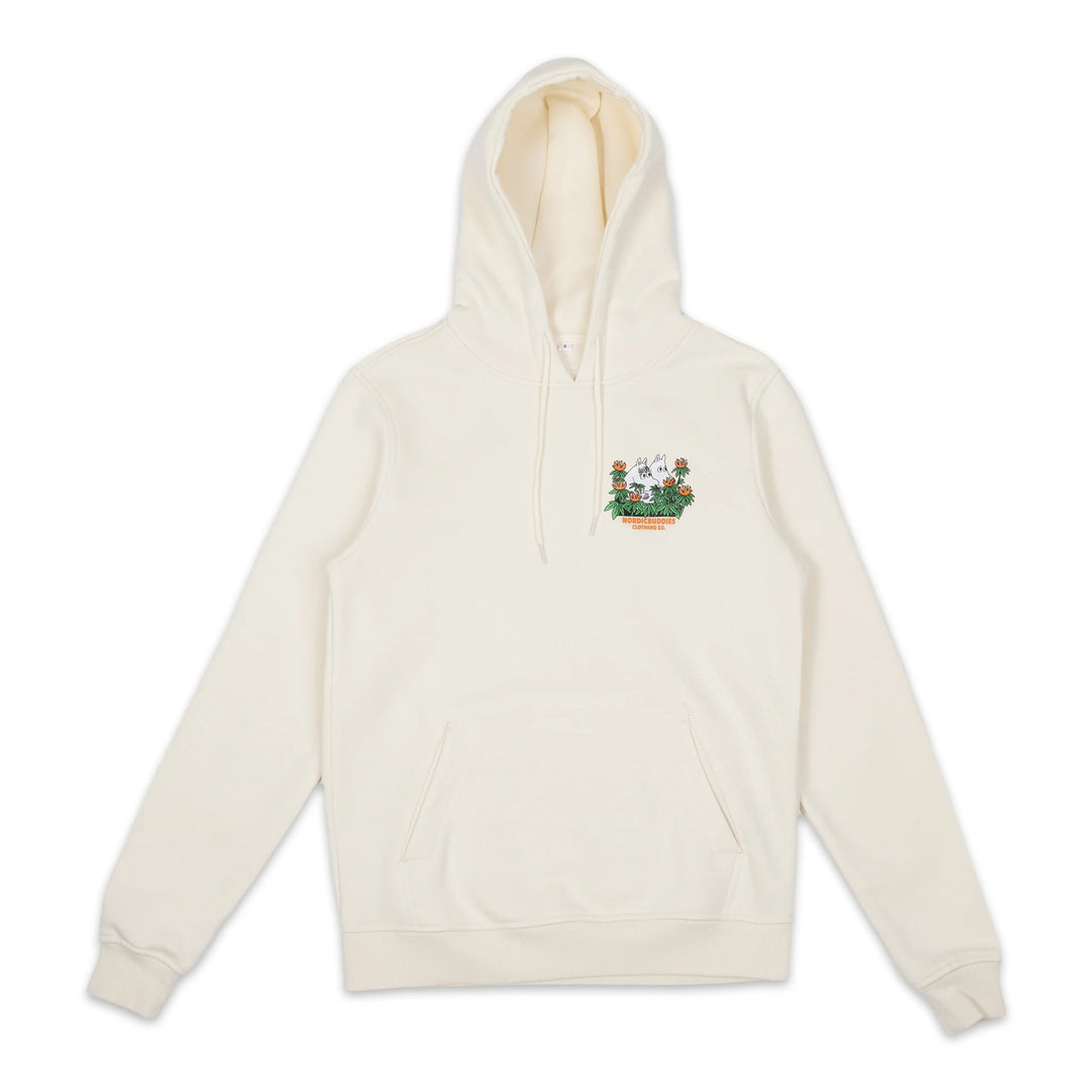 Moomin Piilosilla Unisex Hoodie off white - Shop-Tetuan