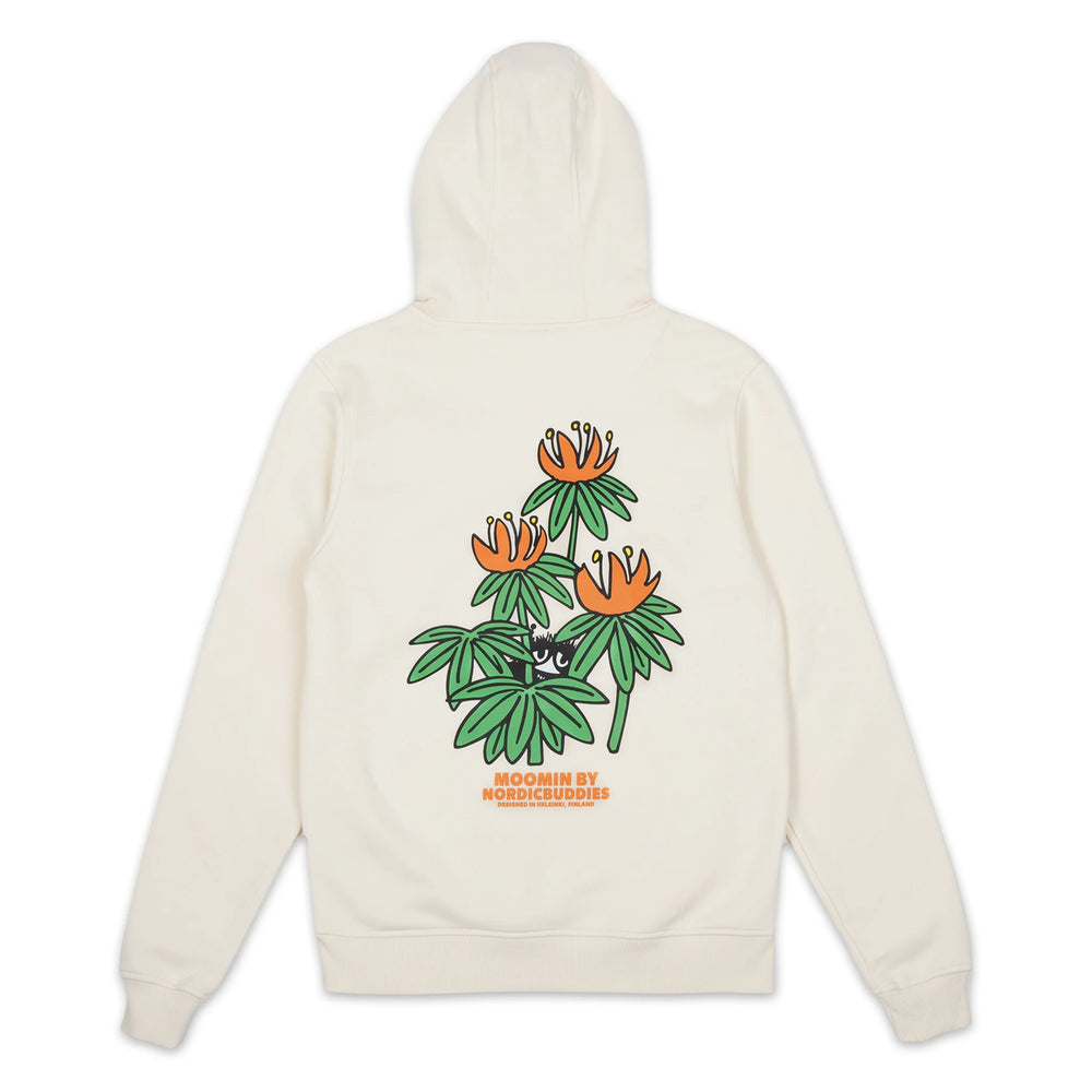 Moomin Piilosilla Unisex Hoodie off white - Shop-Tetuan