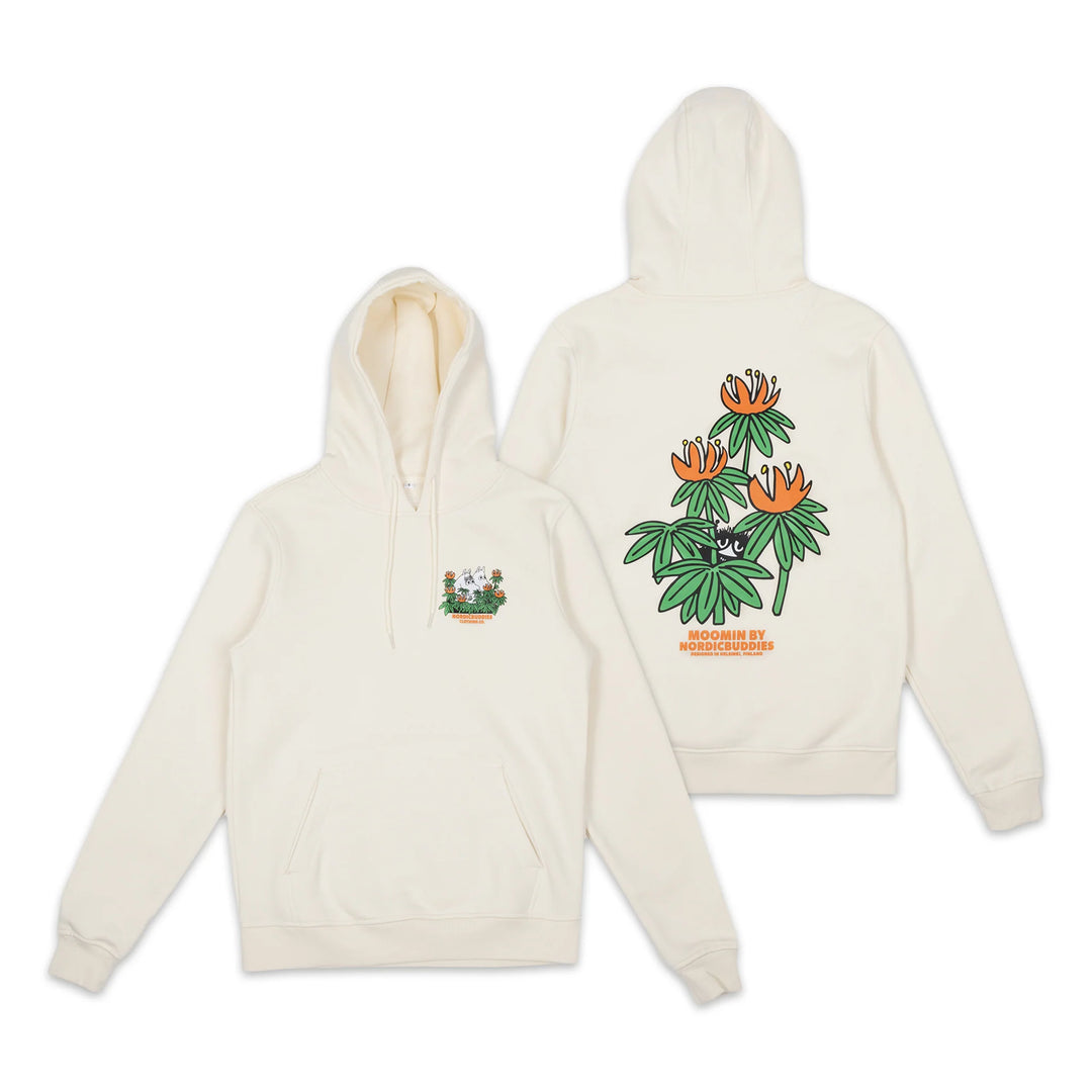 Moomin Piilosilla Unisex Hoodie off white - Shop-Tetuan