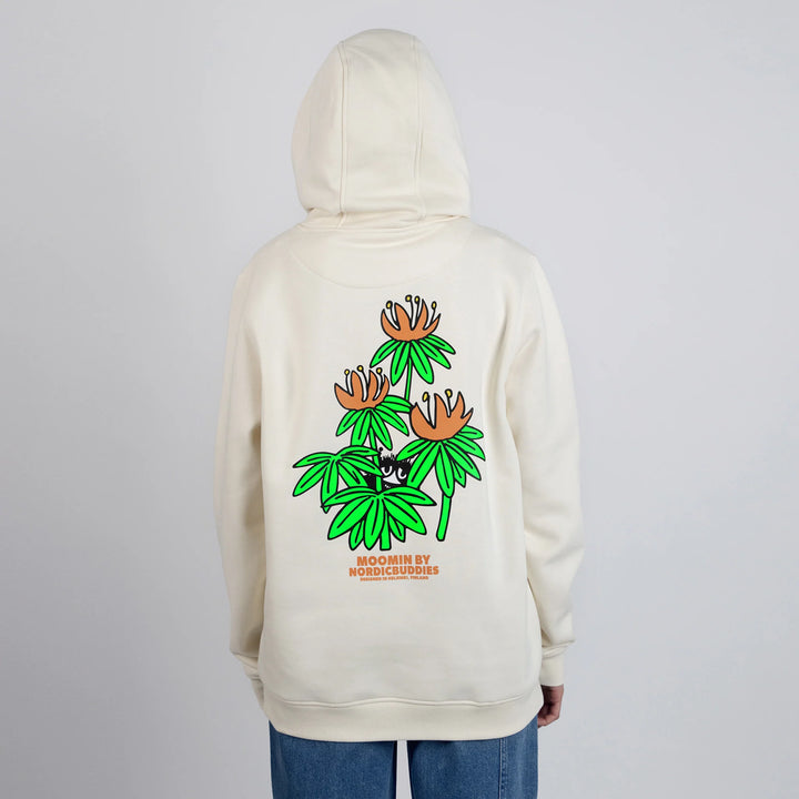 Moomin Piilosilla Unisex Hoodie off white - Shop-Tetuan