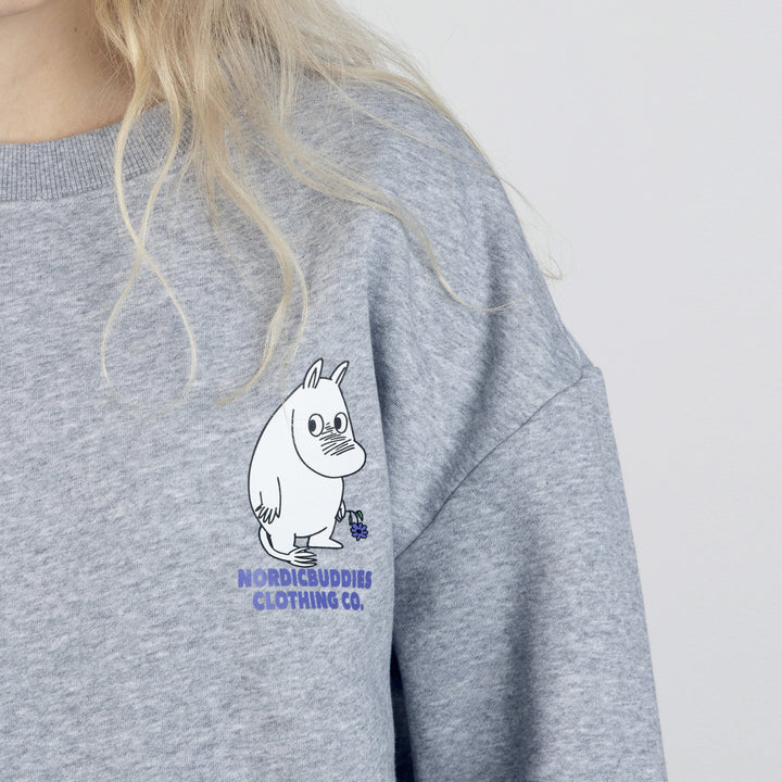 Moomin Muumipeikon Kukka college grey - Shop-Tetuan