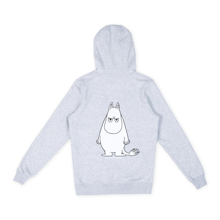 Moomin Muumipeikon Temperamentti hoodie grey - Shop-Tetuan