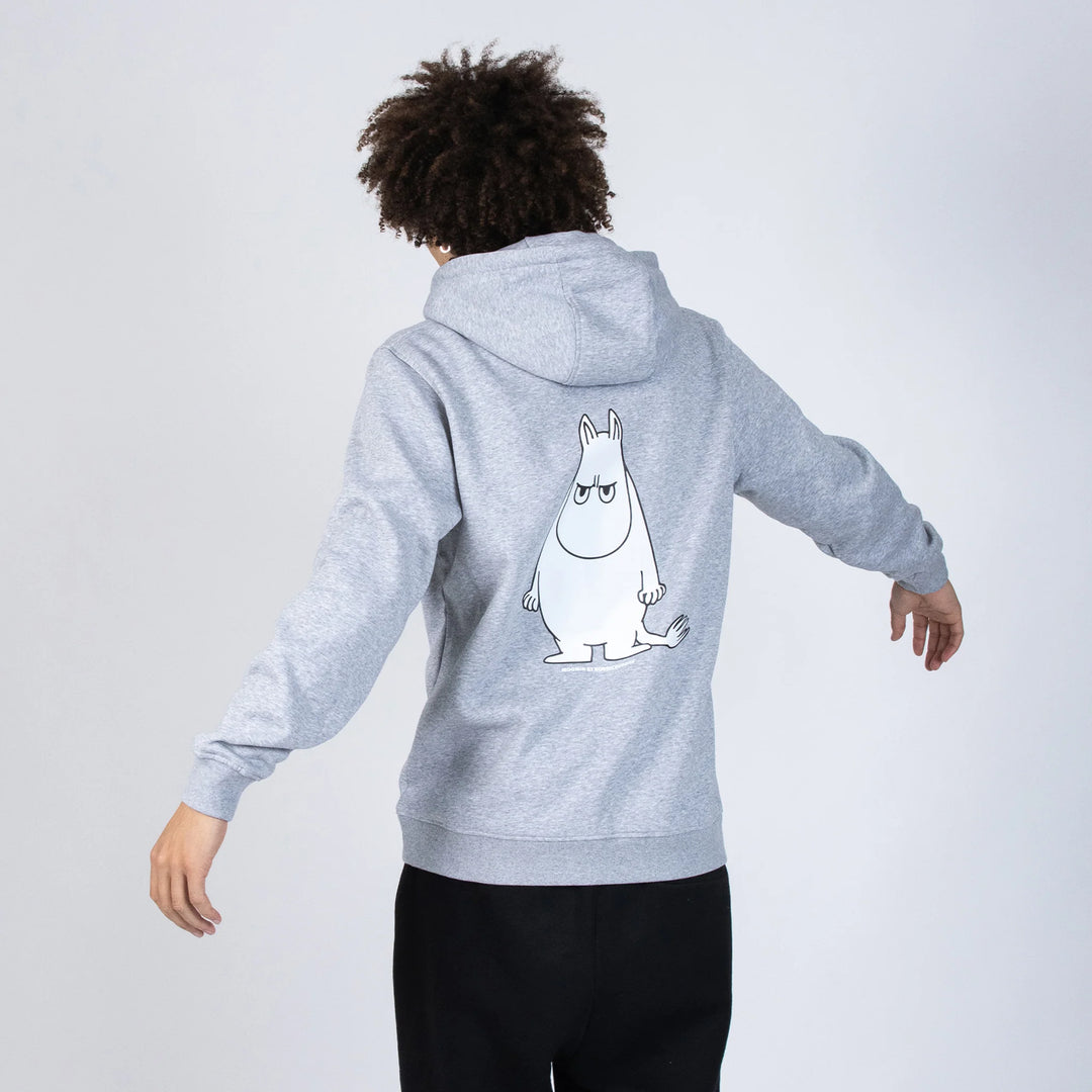 Moomin Muumipeikon Temperamentti hoodie grey - Shop-Tetuan