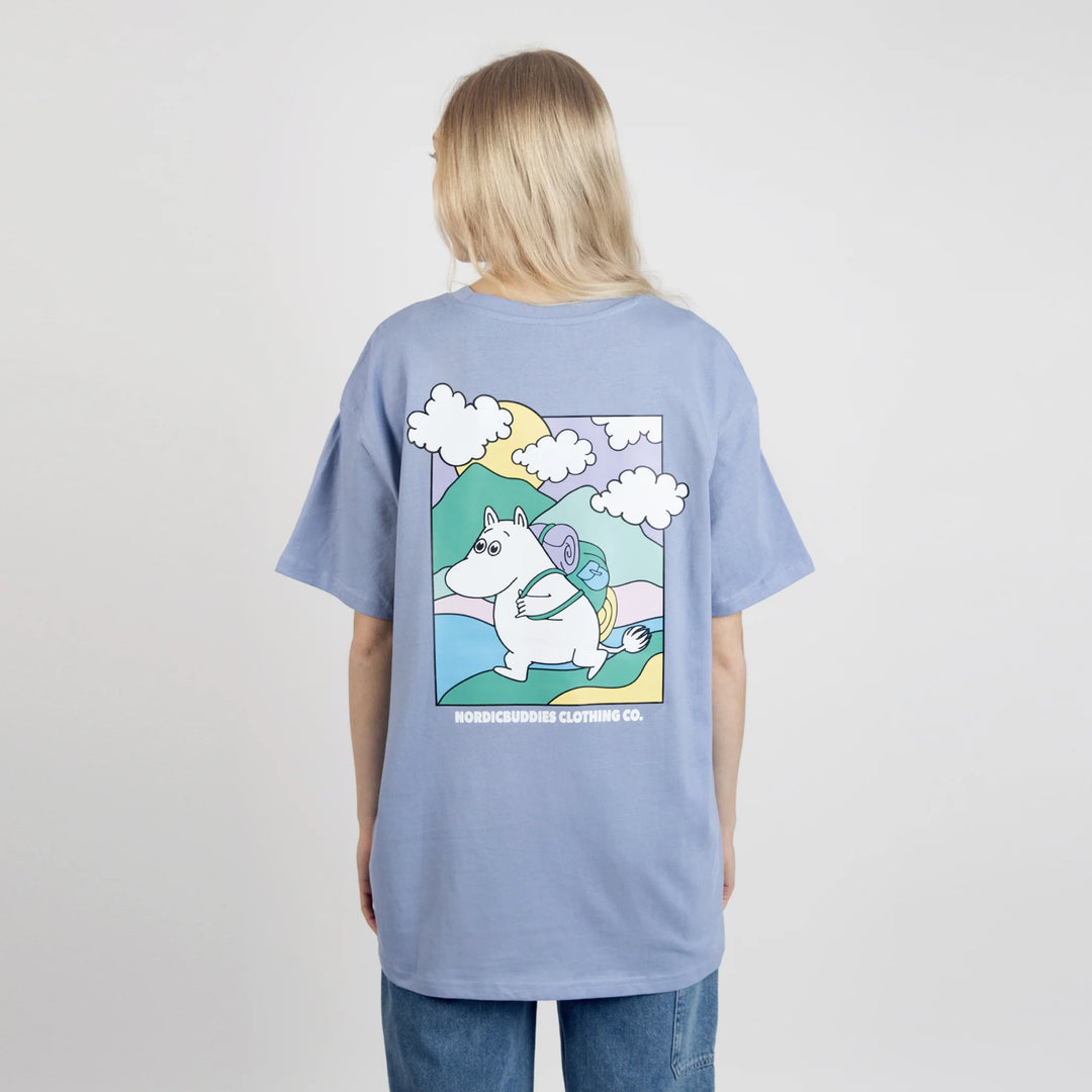 Moomin Muumipeikon Seikkailu tee blue - Shop-Tetuan