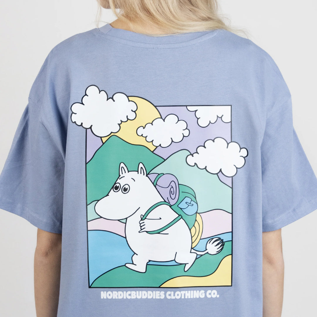 Moomin Muumipeikon Seikkailu tee blue - Shop-Tetuan