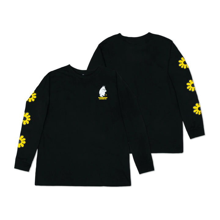 Moomin Muumipeikon Kukka L/S Tee black - Shop-Tetuan