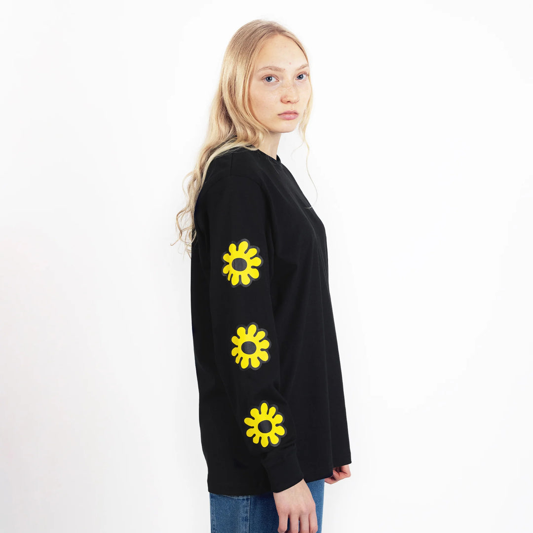 Moomin Muumipeikon Kukka L/S Tee black - Shop-Tetuan