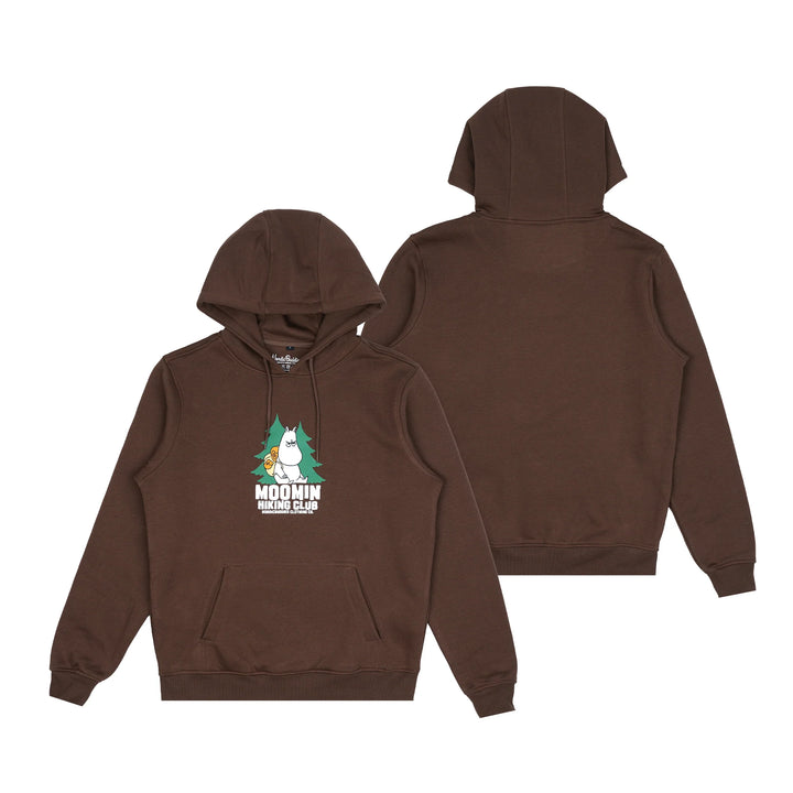 Moomin Muumipeikko Hiking Club Hoodie brown